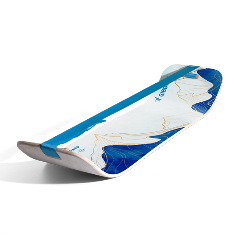 Wooden Mountain SlackBoard on a white background