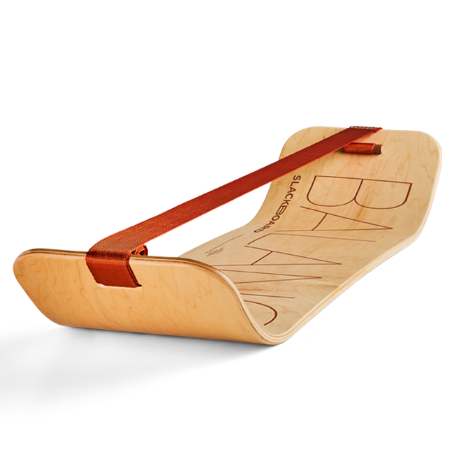 Line Balance Board SlackBoard Balance Trainer w/ Gibbon Slackline | Wood Balance Board ...