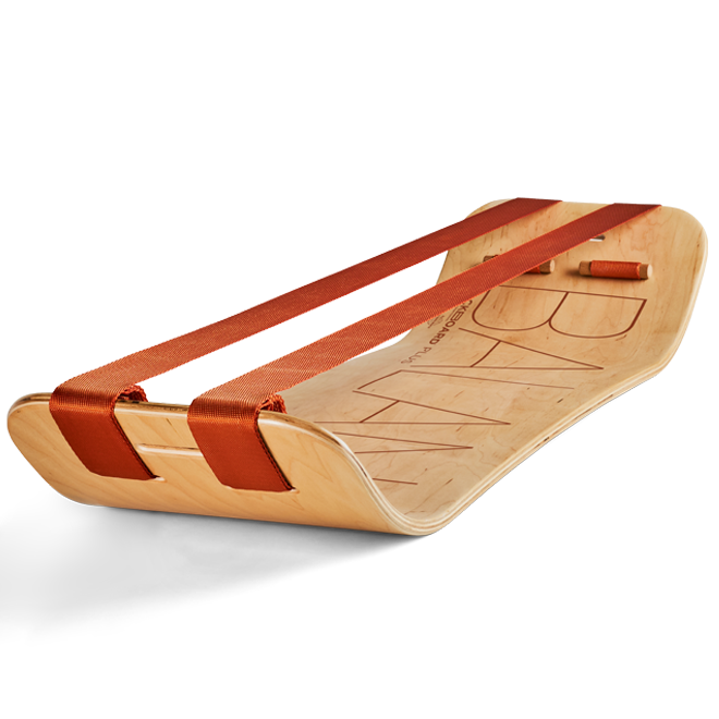 Line Balance Board SlackBoard Balance Trainer w/ Gibbon Slackline | Wood Balance Board ...