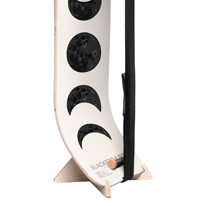 thumbnail image 2 of GIBBON SlackBoard Stand For GiBoard Balance Board - Home Gym Equipment Organization Fitness Workout Storage Wooden Display Rack Slackline Trainer 10x7 5x4 2 of 14