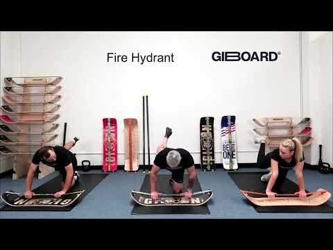 Fire Hydrant Exercise Demonstration on a SlackBoard Balance Board