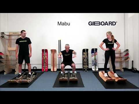 Two Board Mabu Exercise Demonstration on a SlackBoard Balance Board
