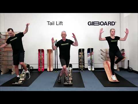 Tail Lift Balance Exercise Demonstration on a SlackBoard Balance Board